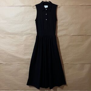 Tuckernuck | Pomander Place Mikaela Midi Dress Polo Fit & Flare Black Size XS